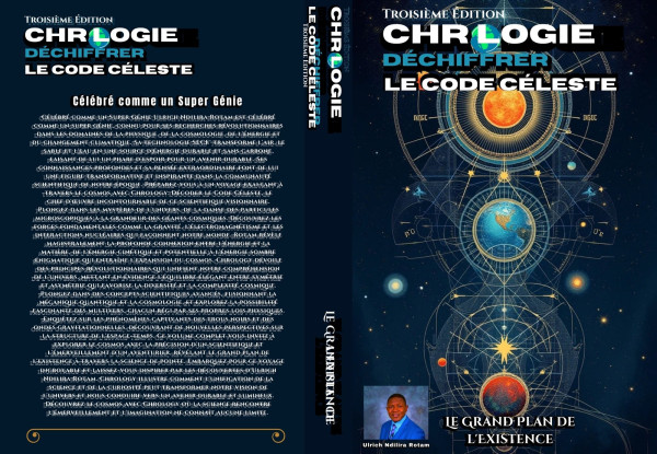 Discover the Hidden Marvels of the Cosmos a scientific publication with the Pioneering Third Edition of CHROLOGY: DECIPHERING The Celestial Code. THE GRAND BLUEPRINT OF EXISTENCE  by Ulrich Ndilira Rotam