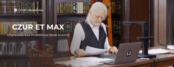 CZUR Launches ET MAX, A Professional Book Scanner
