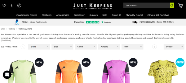 Upgrade Your Game with the 2025 Goalkeeper Apparel Collection