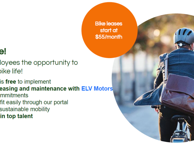 Lease a Bike and ELV Motors, Inc. Partner to Offer an Exciting New Employee Benefit