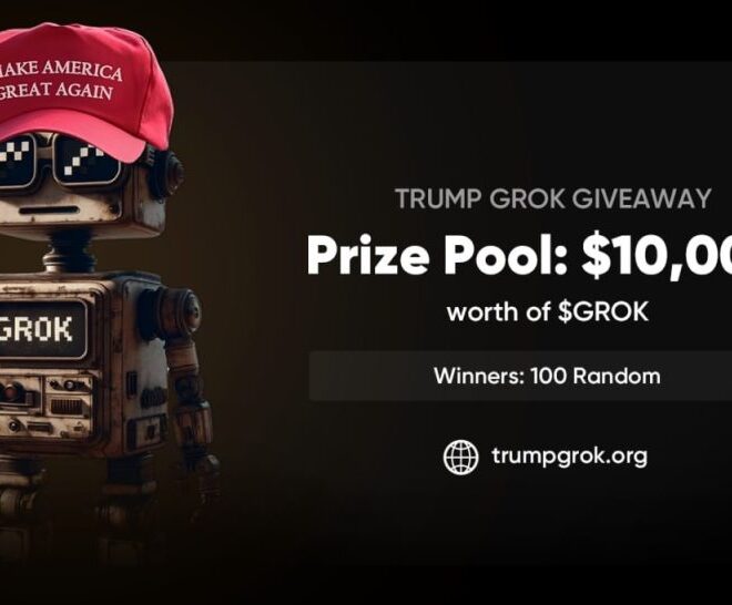 TRUMP GROK ANNOUNCES $GROK PRESALE, MERGING AI WITH POLITICAL STRATEGY