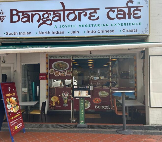Bangalore Cafe The Pure-Veg offering Kannada South Indian food in the Singapore