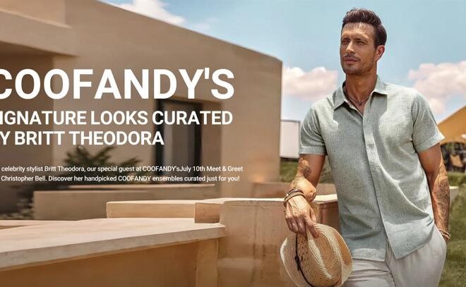 COOFANDY Teams Up with New York Celebrity Stylist Britt Theodora to Launch a Joint Collection, Unlocking Diverse Fashion Codes for Men