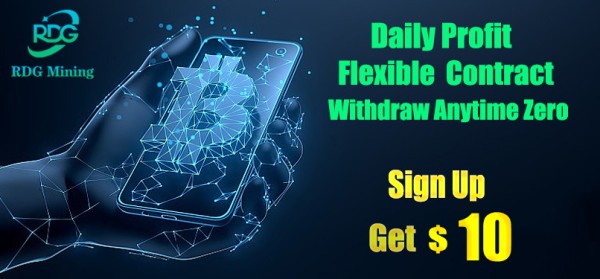 RDG Mining Launches New XRP and BTC Cloud Mining Contracts Sign Up for Free and Receive Daily Rewards