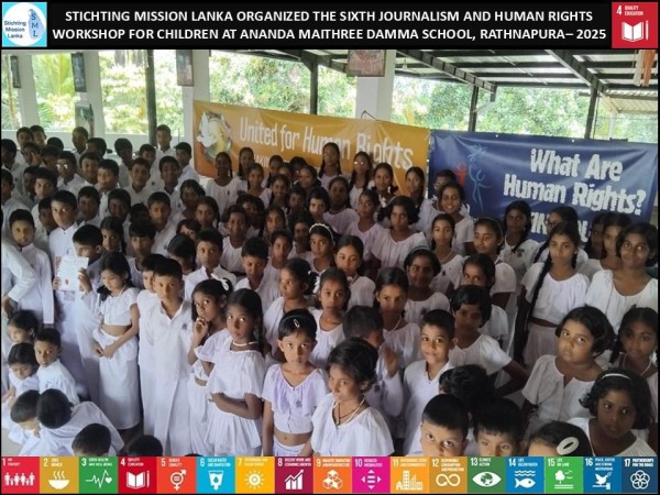 Scientology supports Netherlands-Based Foundation that Trains Sri Lankan Youth in Media and Human Rights