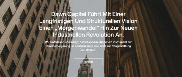 Heinrich Falkenrath and Dawn Capital Building Life Plans Through Sound Investment Principles