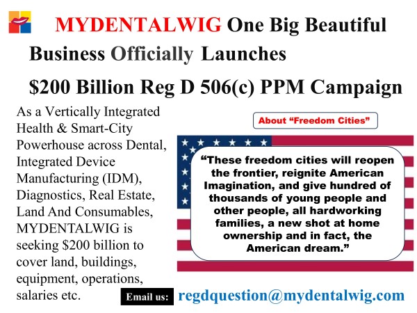 MYDENTALWIG Unveils AI Health-Tech Initiative and Sainte Lydie City Innovation Hub