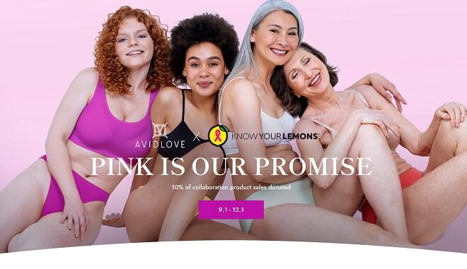 AVIDLOVE Teams Up with Know Your Lemons to Launch the Pink Guardian Initiative, Spreading Breast Health Care Through Fashion