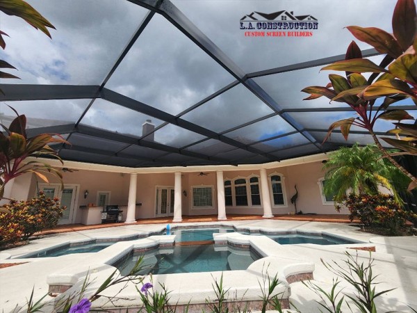L.A Construction Custom Screen Builders Elevates Outdoor Living with Custom Pool Screens in Orlando FL