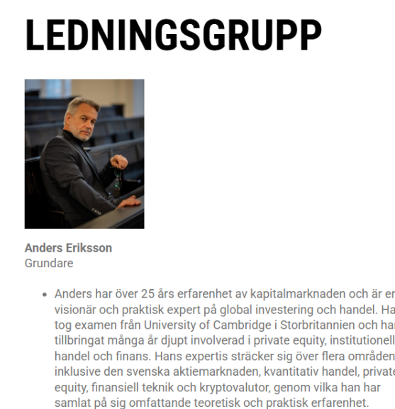 Anders Eriksson and the Anders Excellence Academy: Redefining Global Investment Education Through Vision and Precision