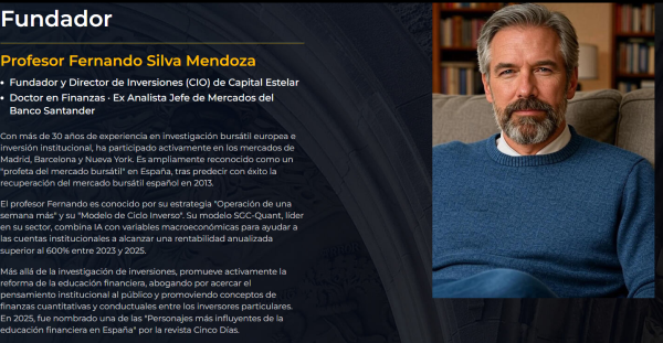 Capital Estelar: Professor Fernando Silva Mendoza Leads a New Era of Intelligent Capital Transformation in Europe