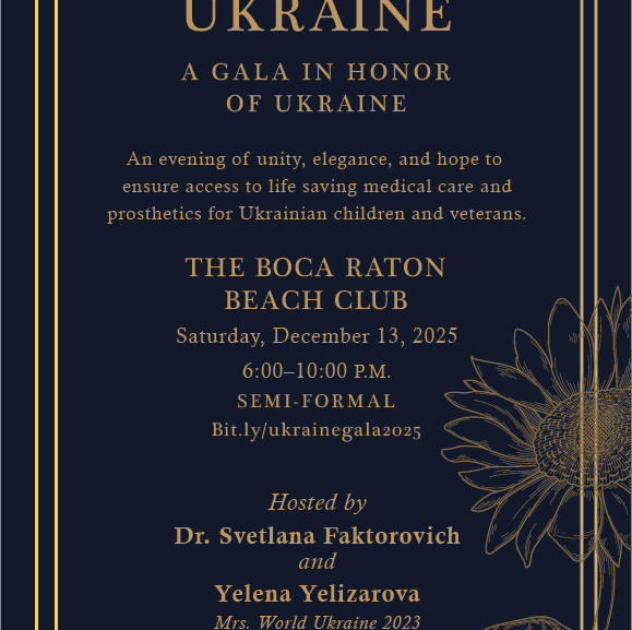 Vanessa Gallegos Florida Project Supports Unite for Ukraine Gala in Boca Raton