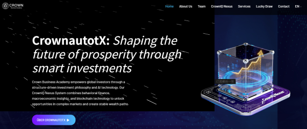 Crown Business Academy Launches CrownIQ Nexus: Pioneering AI-Driven Smart Investing Platform in 2025