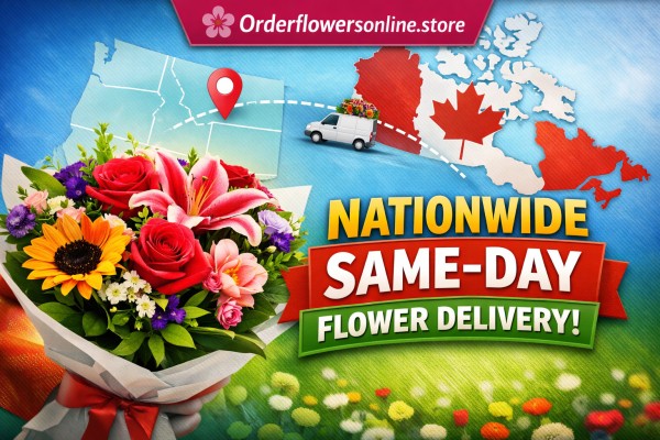 Orderflowersonline.store Expands Nationwide Same-Day Flower Delivery Across the U.S. and Canada