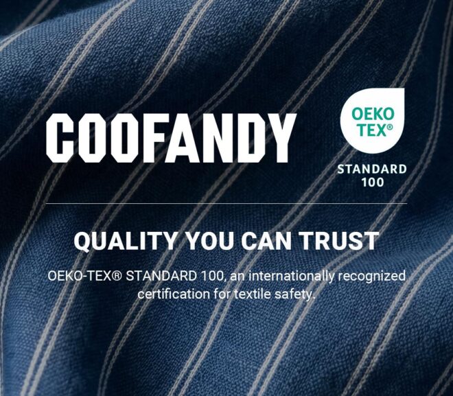 COOFANDY Shirt Fabrics Earn OEKO-TEX® STANDARD 100 Certification, Offering Peace of Mind with Quality for Every Life Journey