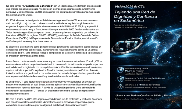 CTI Unveils 2026 Vision to Strengthen Trust, Security, and Dignity in the Web3 Digital Asset Economy