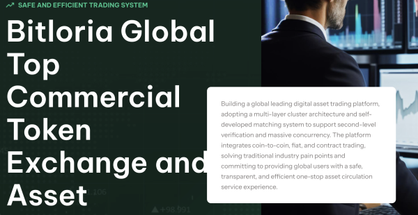 Bitloria Exchange: Redefining Secure, High-Performance Digital Asset Trading