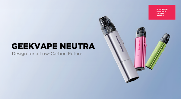 Geekvape Neutra Wins European Product Design Award 2025