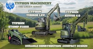 TYPHON Machinery Elevates Compact Performance with Launch of TYPHON Green Series Mini Excavators and Skid Steers