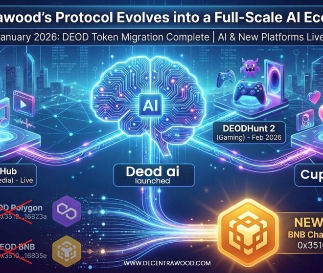 Decentrawood’s Protocol Evolves into a Full-Scale AI Ecosystem