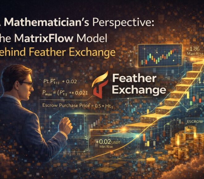 A Mathematician’s Perspective: The MatrixFlow Model Behind Feather Exchange