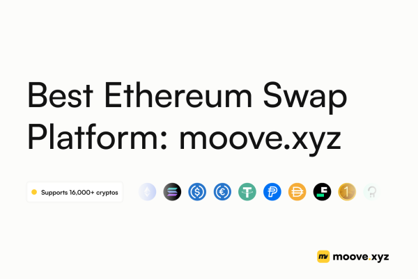 Best Uniswap Alternative: Swap Crypto On Ethereum With Low Fees and Instant Settlement On moove.xyz