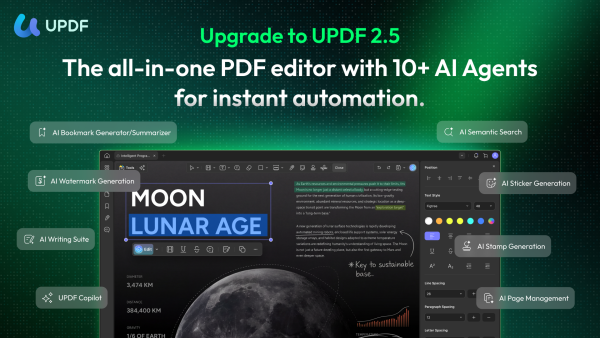 UPDF 2.5 Officially Launches: The First PDF Editor Empowered by Autonomous AI Agents