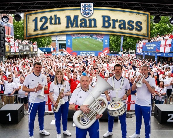 DDFK Oompah Band Launches 12th Man Brass, Live Football Band for World Cup 2026 UK Celebrations