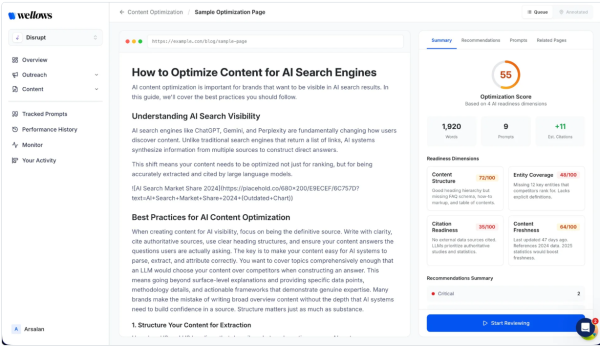 Wellows Launches AI Content Optimization Feature to Turn Existing Content Into Citation-Winning Assets