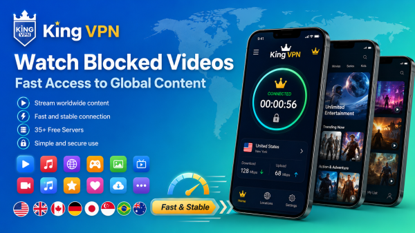 KING VPN Announces Android VPN App Availability for Users in the United States
