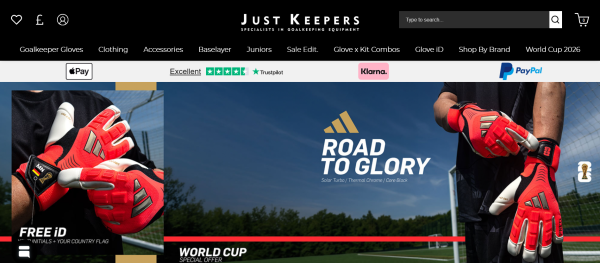 Just Keepers Features Official World Cup Goalkeeper Gloves in New Collection