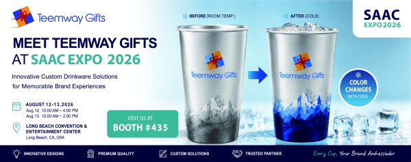 Teemway Gifts to Showcase Innovative Color-Changing Drinkware at SAAC Expo 2026