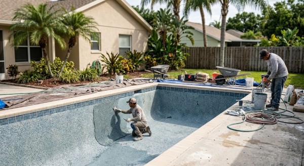 Central Florida’s Largest Pebble Tec Applicator Extends Pool Resurfacing in Fern Park, FL