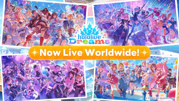First hololive production Smartphone Game hololive Dreams by QualiArts and COVER, Official Launch