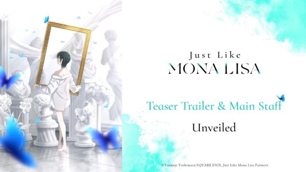 Anime Just Like Mona Lisa Teaser Trailer Revealed — Chika Anzai Cast as Protagonist Arima Hinase
