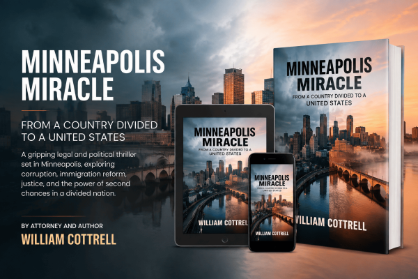 Bill Cottrell Releases Minneapolis Miracle, a Gripping Legal-Political Thriller Based in Minneapolis