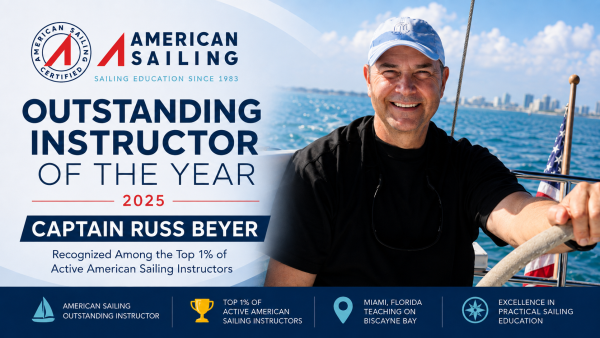 Captain Russ Beyer Named 2025 American Sailing Outstanding Instructor