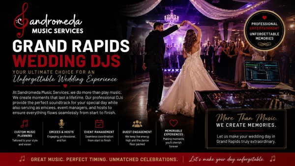 Sandromeda Music Services Highlights Grand Rapids Wedding DJ Services