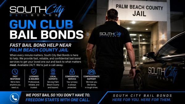 South City Bail Bonds Highlights Bail Help Near Palm Beach County Jail
