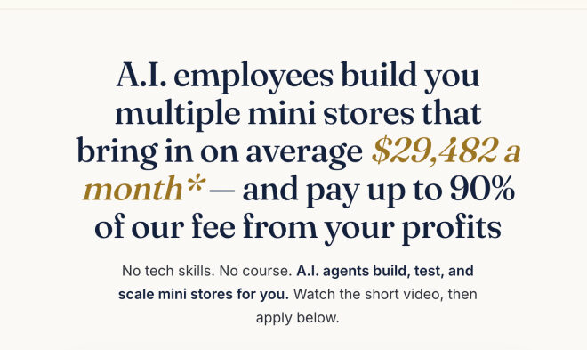 AI Mini Stores Launches U.S. AI-Powered E-Commerce Operations Service