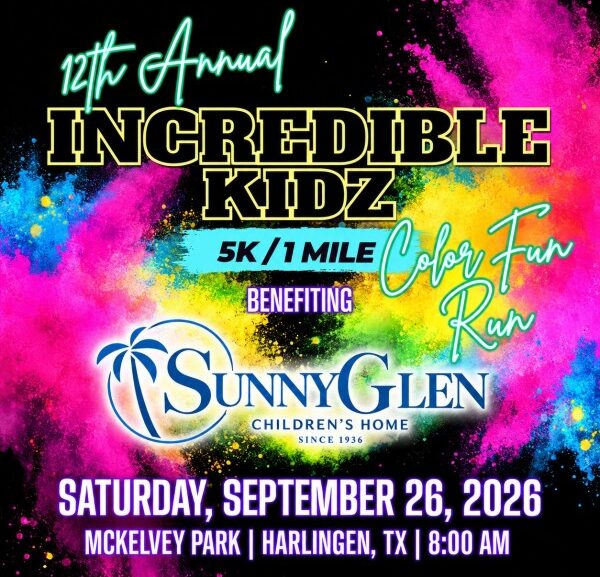 Sunny Glen’s 12th Annual Incredible Kidz 5K and 1 Mile Color Run Returns September 26
