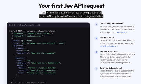 JevAPI.dev Launches Developer Reference Site for the Jev API