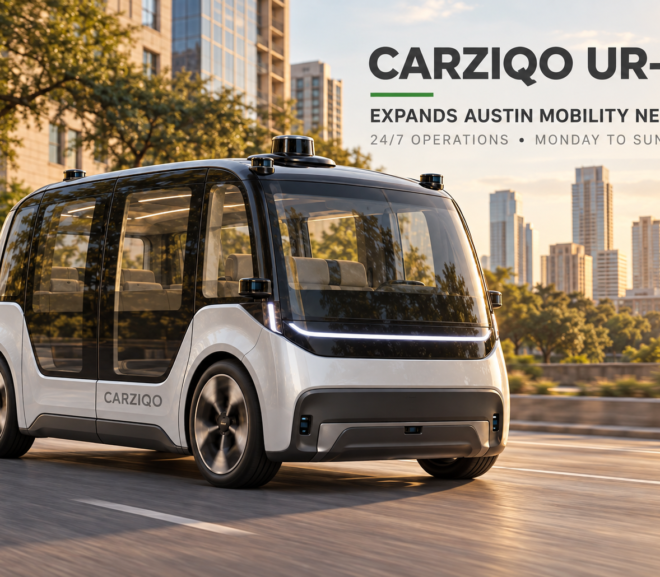 Carziqo Expands Austin Mobility Network With UR-NX Autonomous Ride-Hailing Operations