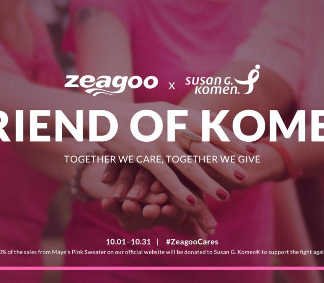 Standing with Women: Zeagoo Honored as a “Friend of Komen” for Breast Cancer Awareness Month