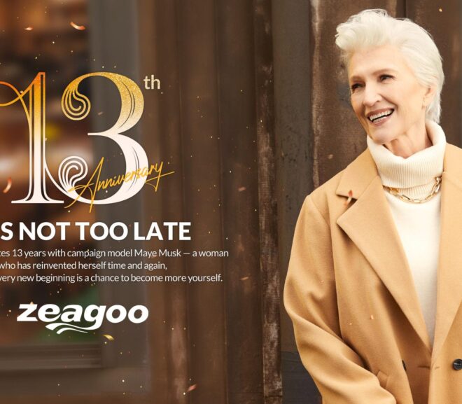 Autumn Breeze & Boundless Style: Zeagoo Celebrates 13 Years with Campaign Model Maye Musk