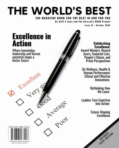 The World’s Best Magazine Releases Issue 16 – October 2026 Edition, Excellence in Action