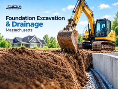 Hartwell Site Solutions Delivers Professional Foundation Excavation and Drainage Services Across Massachusetts