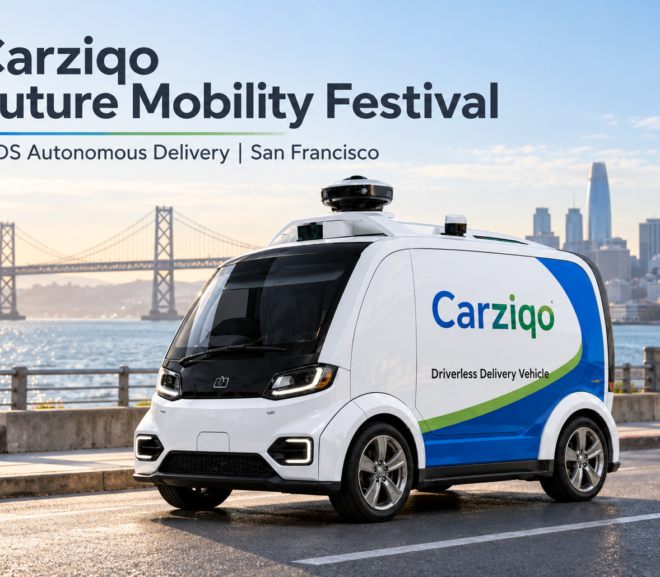 Carziqo Brings A-DS Autonomous Delivery to San Francisco During Future Mobility Festival