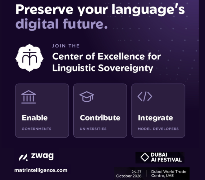 ZWAG AI Unveils the Center of Excellence for Linguistic Sovereignty at the Dubai AI Festival